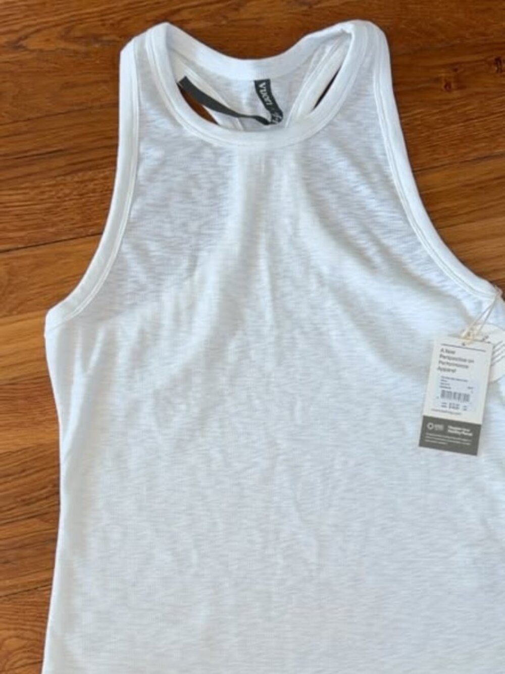 NWT Vuori White Tank Top size L